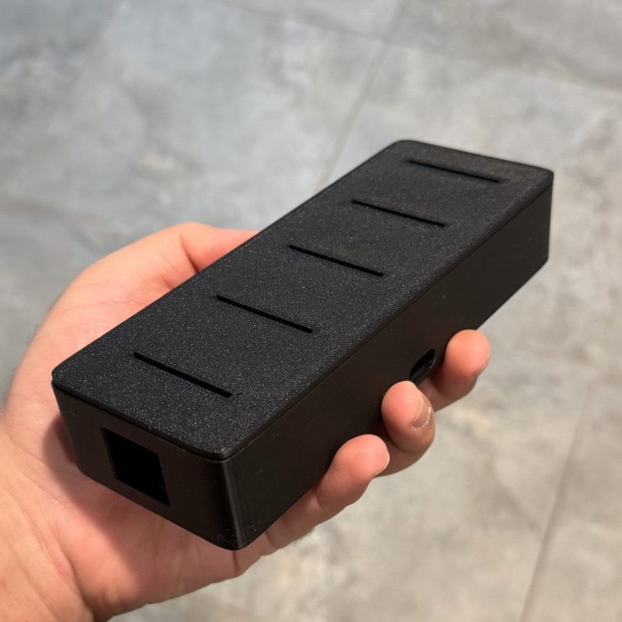 Photo of Enclosure for Under-Desk Electronics V2, a custom print job for andrewmitchell721